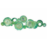 WANDDEKO Grün 149/50 cm - Grün, Metall (3/50/5cm) - KUNSTLOFT