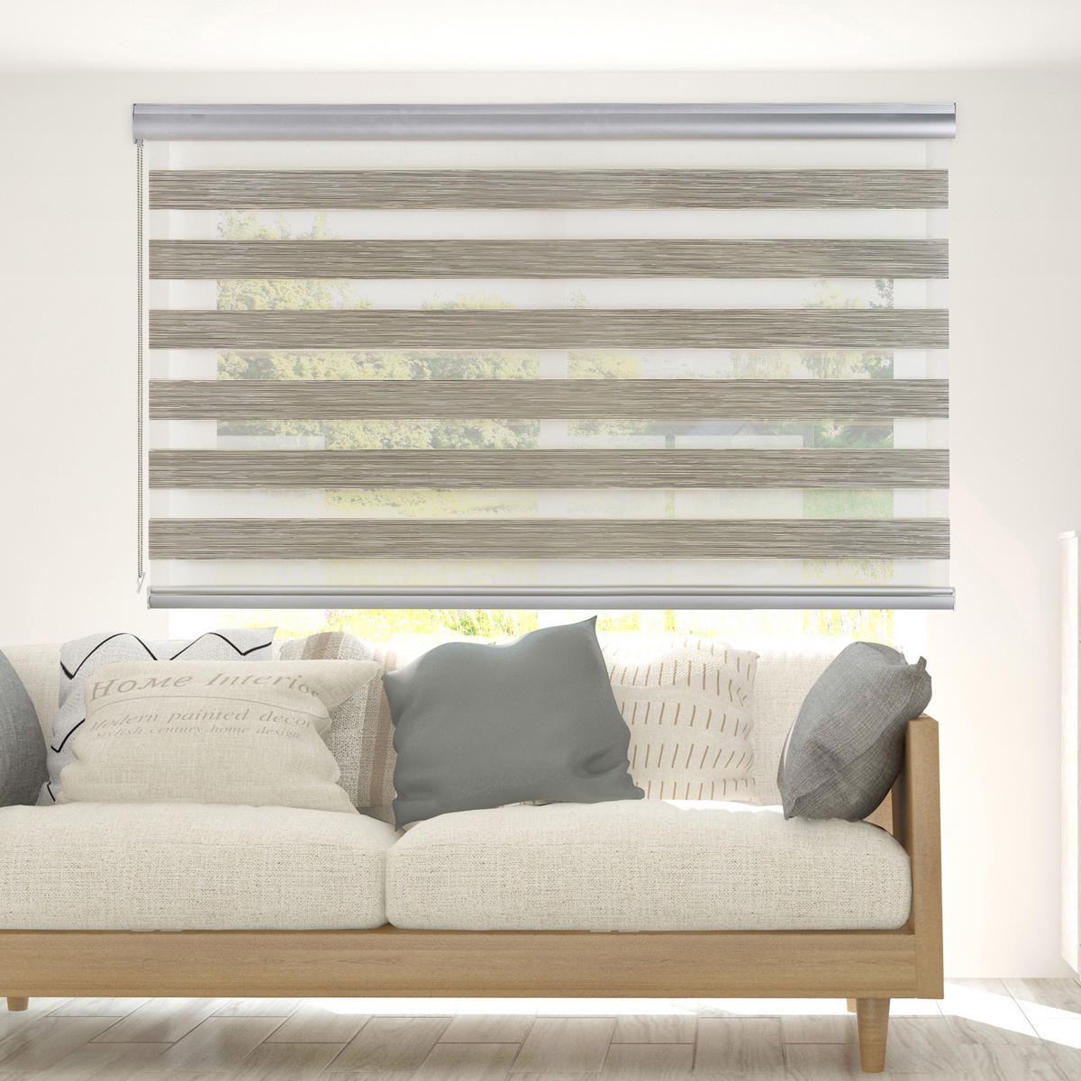 DOPPELROLLO Beige 200x250 cm - Beige, Kunststoff (200/250cm) - STORESDECO