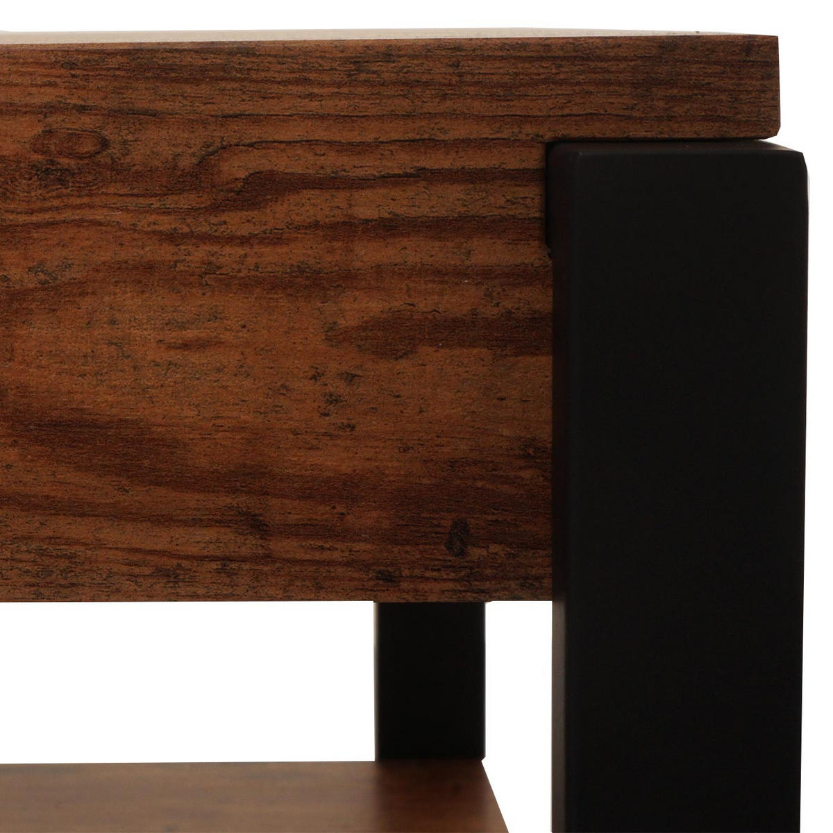 TV-RACK Eiche dunkel - Trüffeleichefarben, Holz (120/42/44cm) - MCW