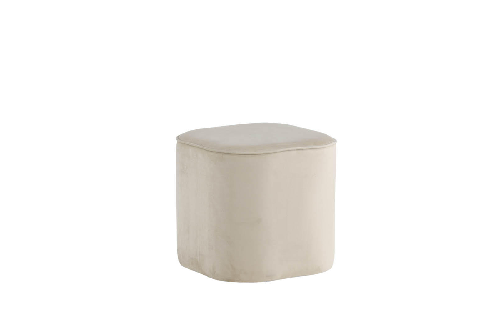 ebuy24 Pouf Weiß 44x41x44 cm
