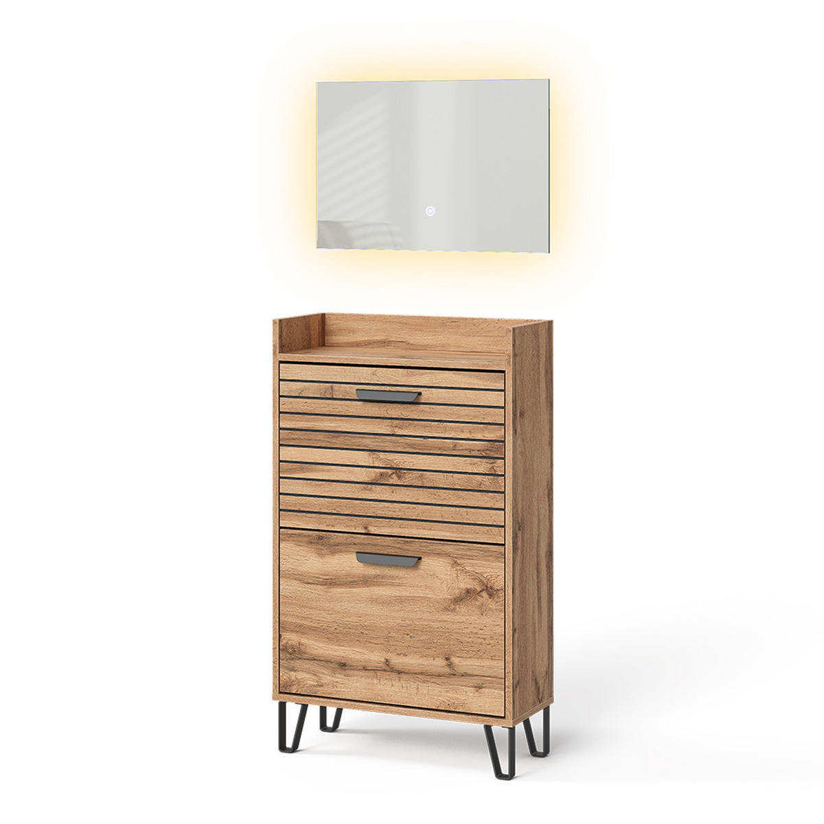 ŠATNÍ SKŘÍŇ Amber Dub Wotan - dub Wotan, kompozitní dřevo (59.8/100/25cm) - Vicco