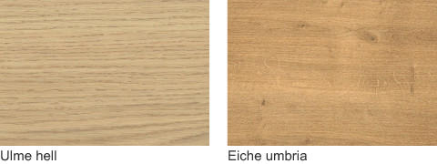 Ewe Küchen Vida Fronten Ulme Hell Eiche Umbria