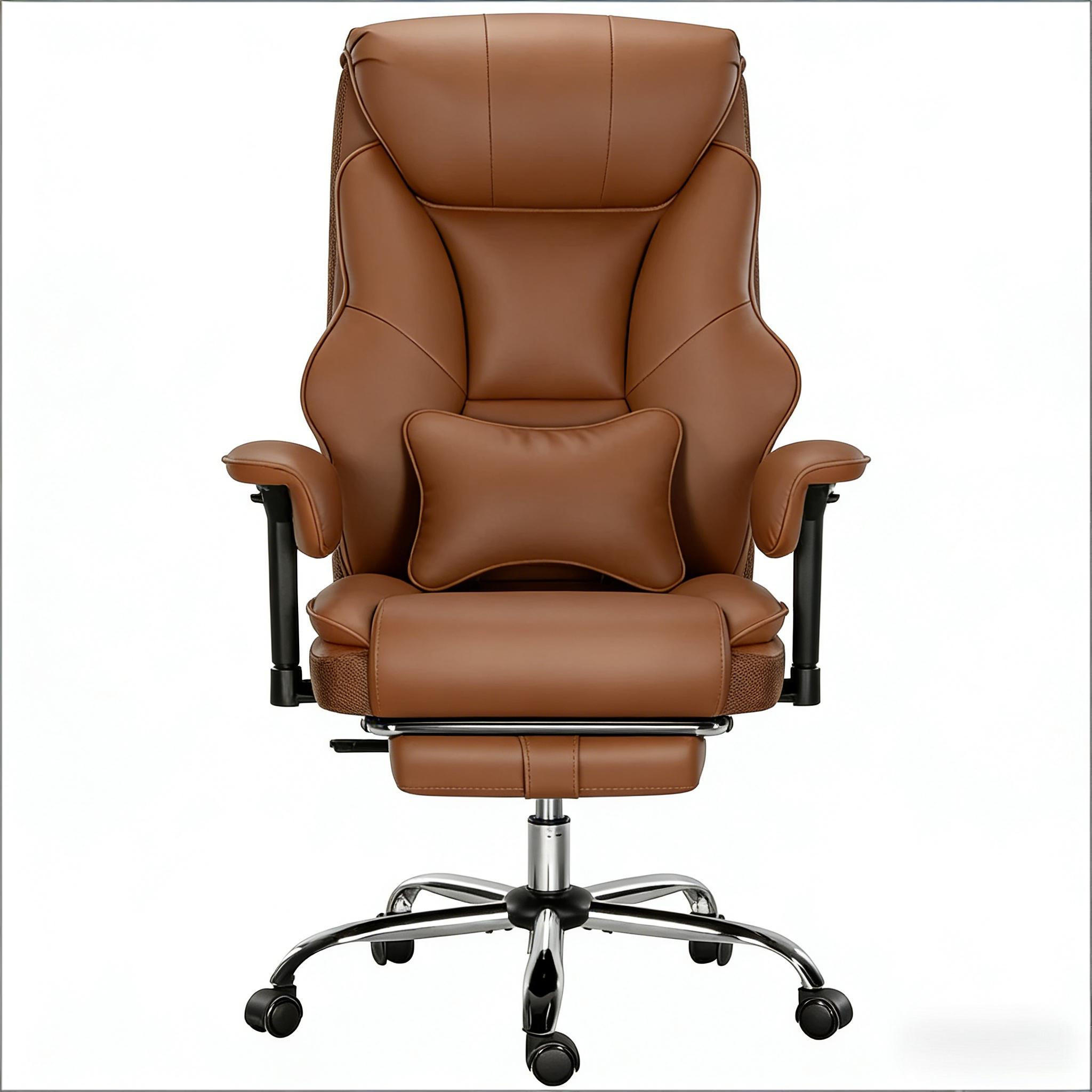 CHEFSTUHL Braun 77/71/125,5 cm - Braun, Metall (35.5/125.5/77cm) - PANGIVO