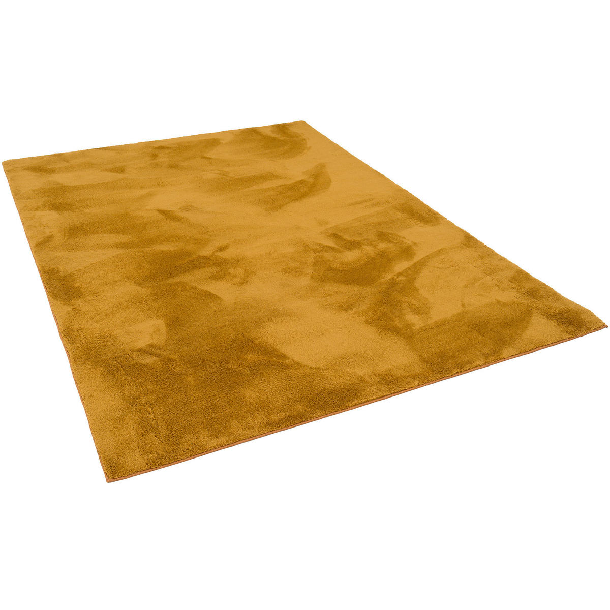 FELLTEPPICH SUPER SOFT PEARL - Currygelb, Textil (140/200cm) - Pergamon