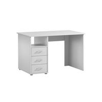 SCHREIBTISCH Fox Small 74x116x70 cm 3 Schubladen Weiß - Weiß, Holz (70/116/74cm) - PROREGAL