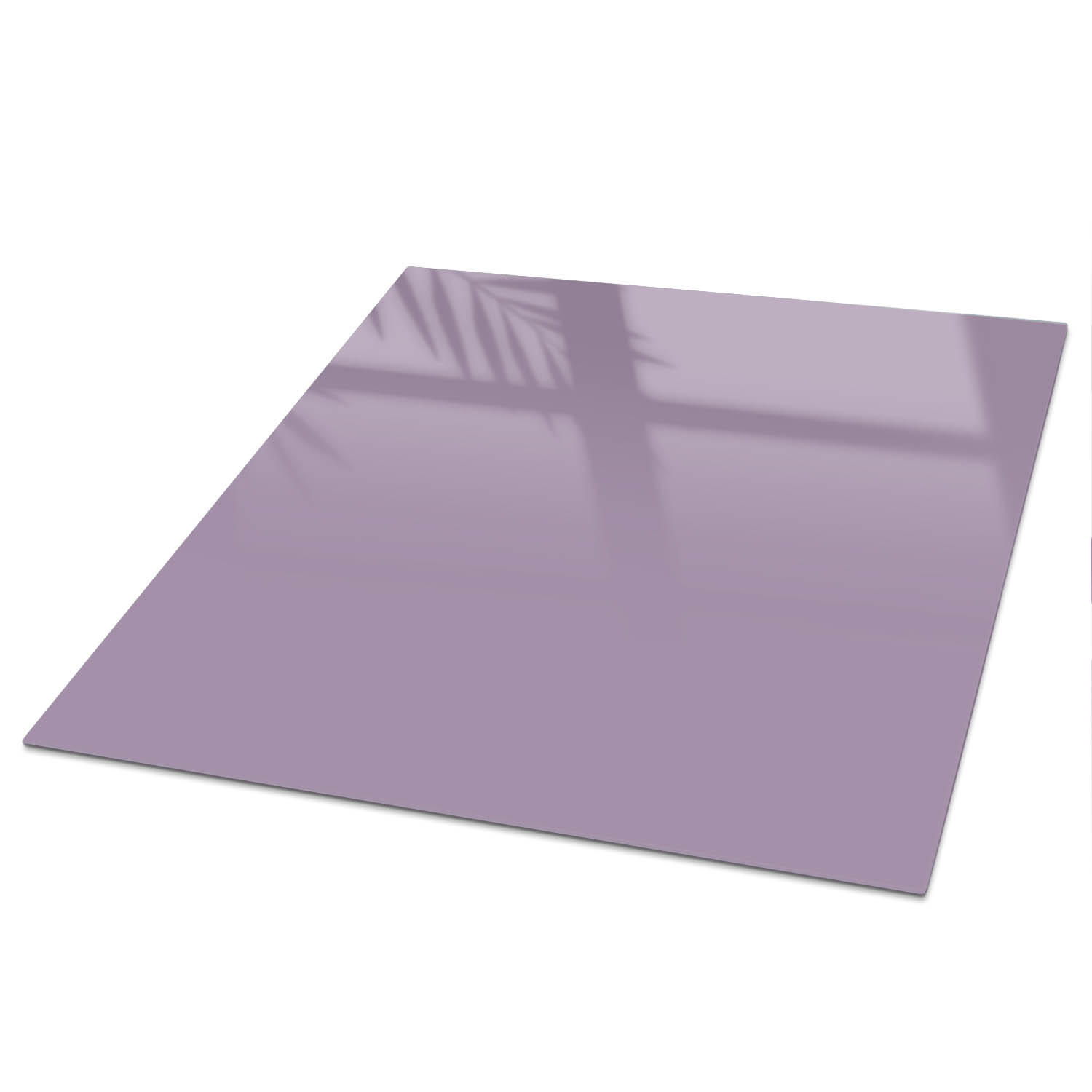 TISCHPLATTE 50x50 cm – Fliederviolett - Grün, Glas (50/50/0.4cm) - Wallfluent