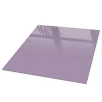TISCHPLATTE 50x50 cm – Fliederviolett - Grün, Glas (50/50/0.4cm) - Wallfluent