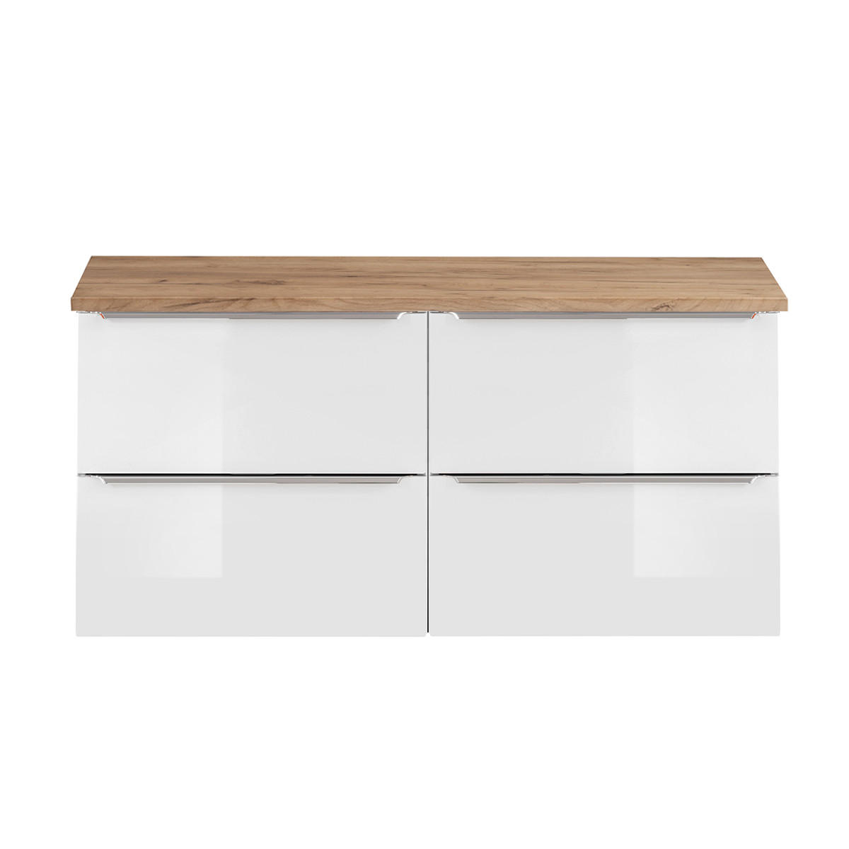 WASCHTISCHUNTERSCHRANK 120.4cm April Weiß - Weiß, Holzwerkstoff (120.4/59/46cm) - Petits-meubles