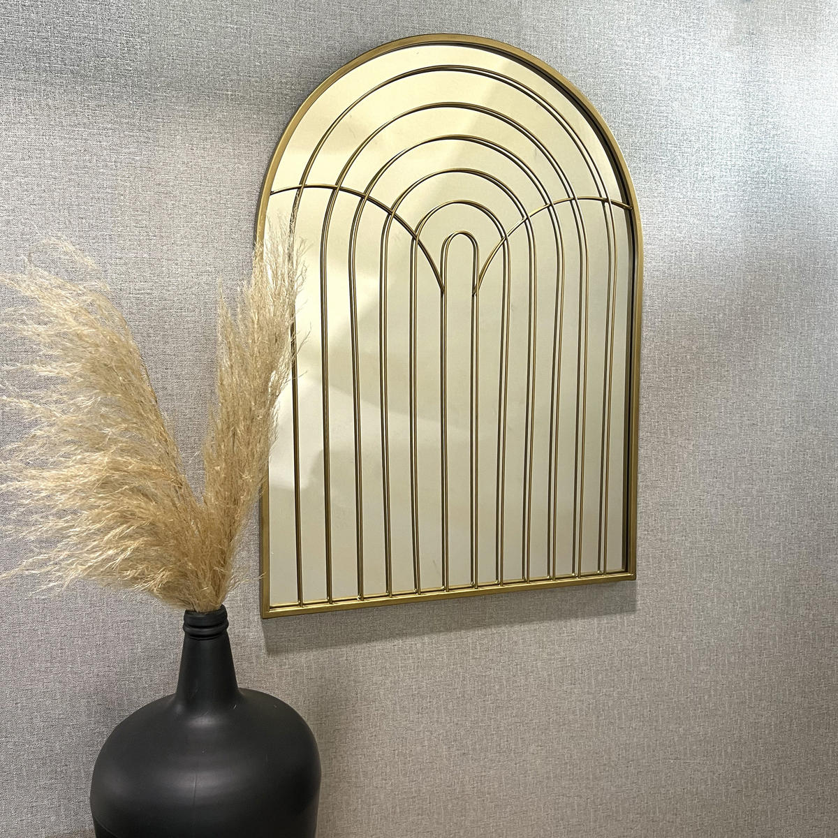 SPIEGEL - Luxusspiegel - Francesca - Goldfarben, Glas (60/60/60cm) - Art for the Home