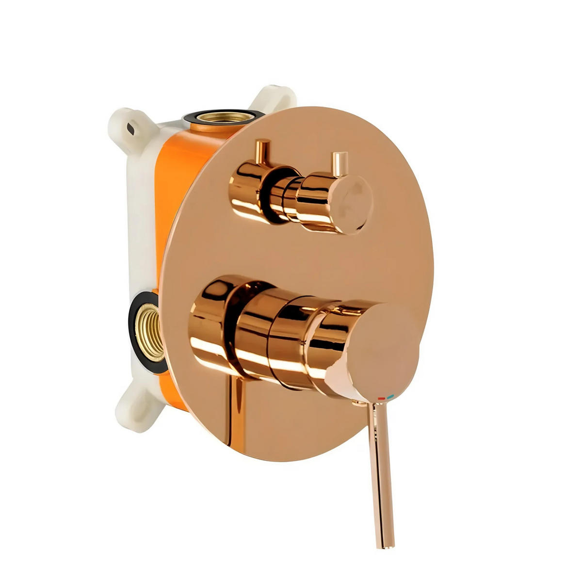 UNTERPUTZ Wannenarmatur Rea Lungo Copper +ibox - Kupferfarben, Metall (15.5/16/15.5cm) - REA