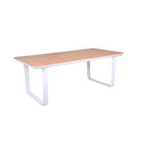 GARTENTISCH Klaus Terrassentisch - Braun, Kunststoff (200/100/75cm) - DELUKE