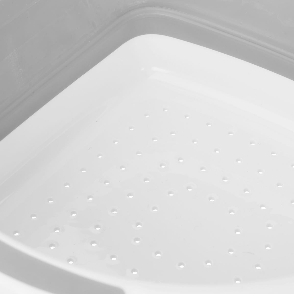 FALTSIEB - Multicolor, Kunststoff (33cm) - Relaxdays