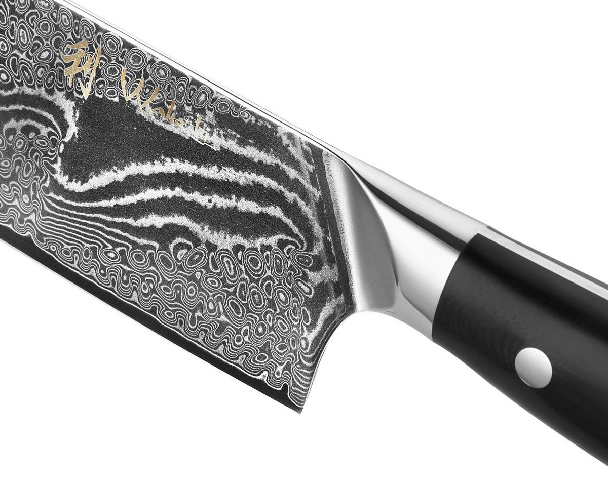 NAKIRIMESSER 17 cm - Schwarz, Metall (30cm) - Wakoli