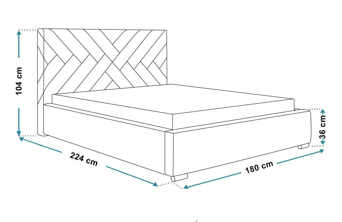 POLSTERBETT Monaco mit Kopfteil, 160x200 cm, Doppelbett mit Bettkasten und Lattenrost aus Holz, Velourstoff Rosa - Pink, Holz/Textil (160/200cm) - Alpi-Möbel