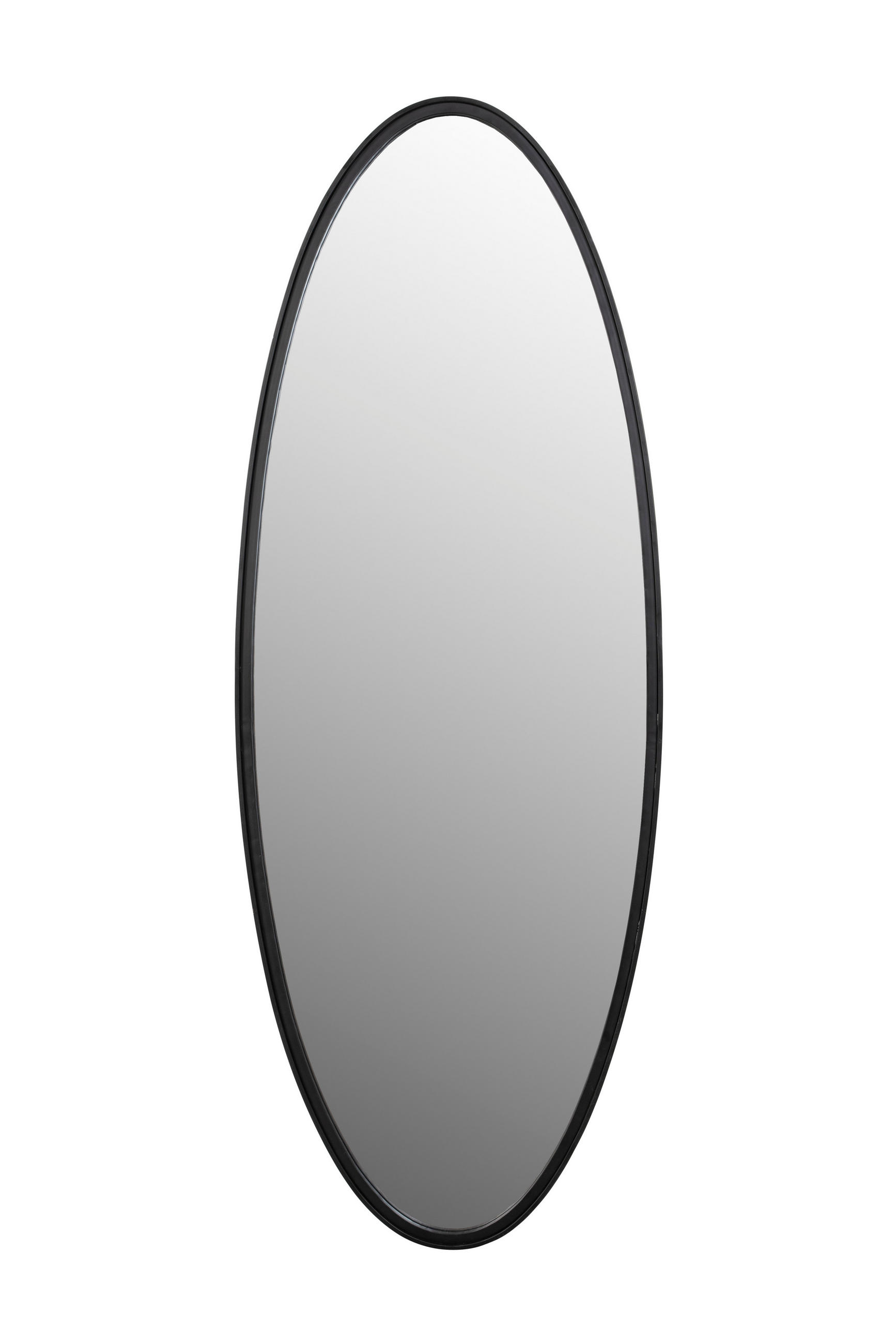 SPIEGEL Matz - Schwarz - 60/160/3 cm - Schwarz, Metall (160/3/60cm)