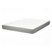 GEL-MEMORY-SCHAUMMATRATZE H2/3 Mittel 140/200 cm Happiness - Weiß, Textil (140/200cm) - Beliani