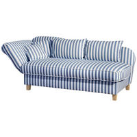 RECAMIERE Armlehne links Katia Flachgewebe blau - Blau, Kunststoff (190/82/88cm) - 58aufmkessel