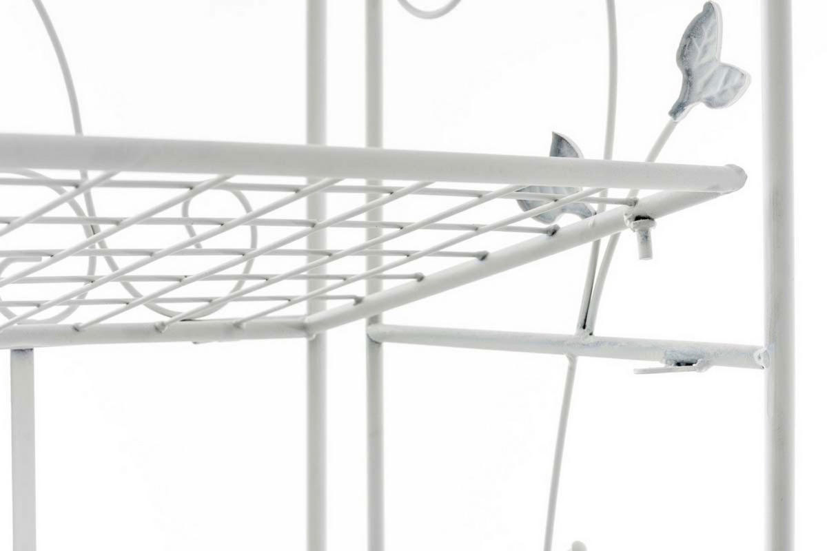 STANDREGAL Remus antik weiß - Weiß, Metall (58/118/33cm) - TPFGarden