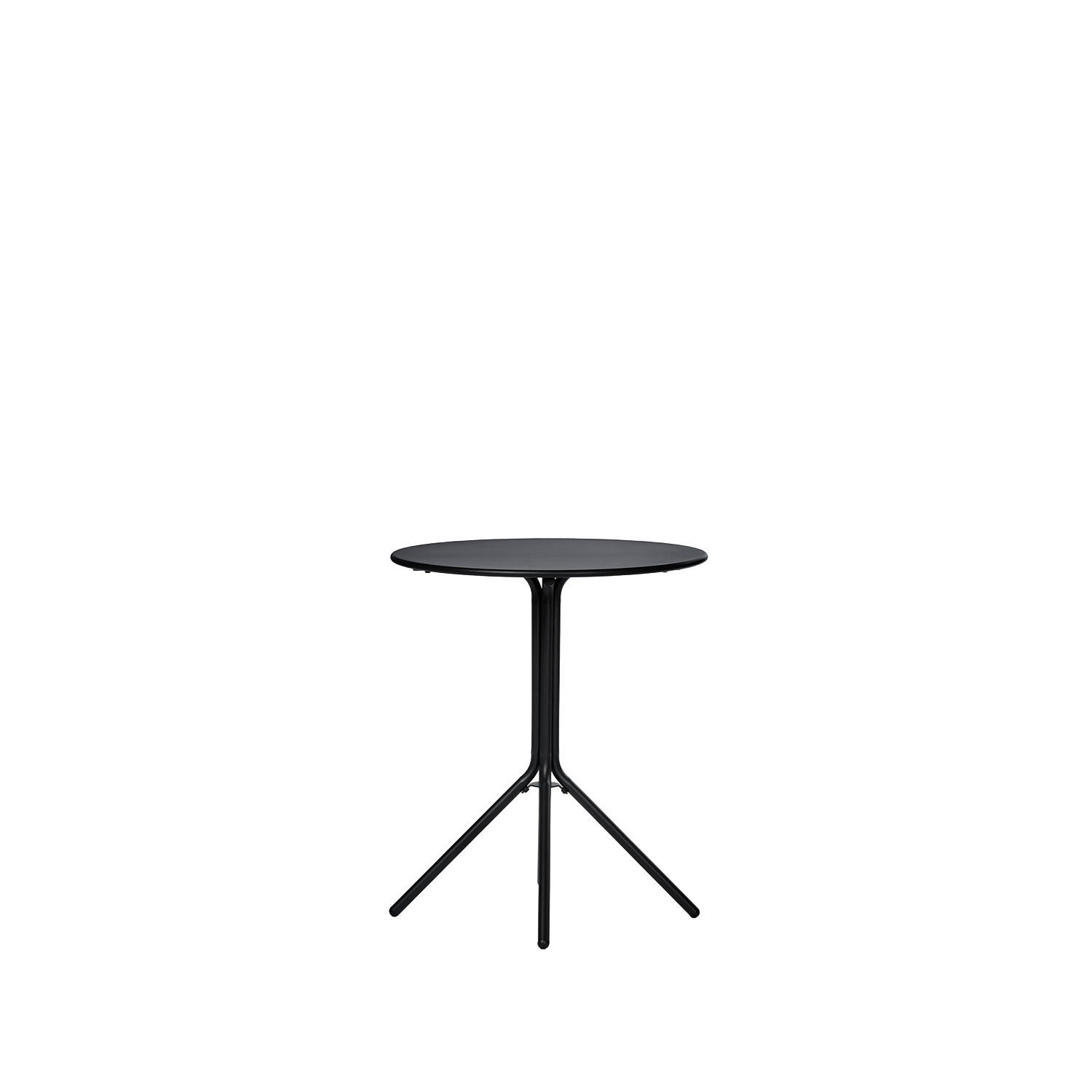 Klast Home Gartentisch Schwarz 60x71x60 cm