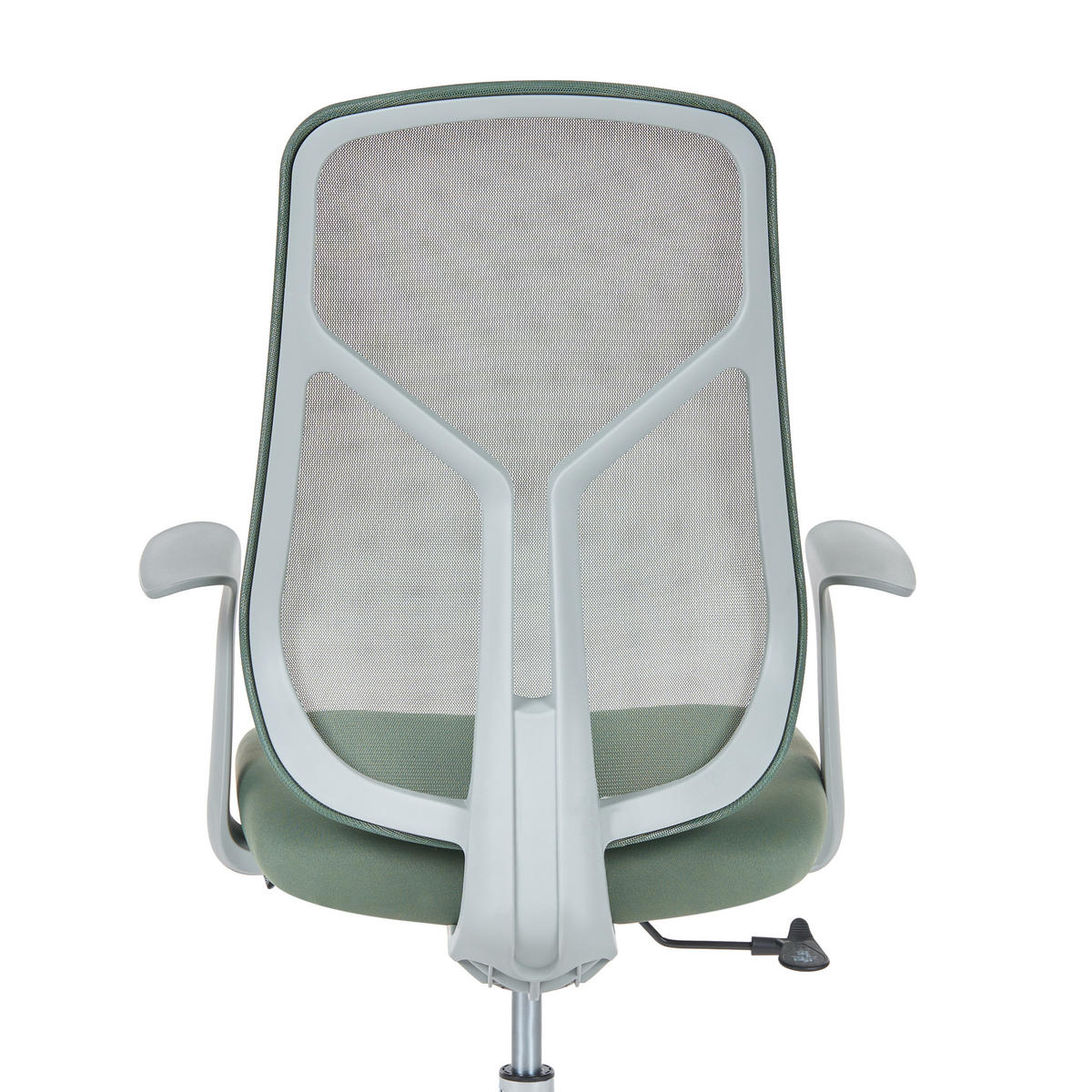 KANCELÁŘSKÁ ŽIDLE Zelená Nuviner - zelená barva, textil (60/109/60cm) - Beliani