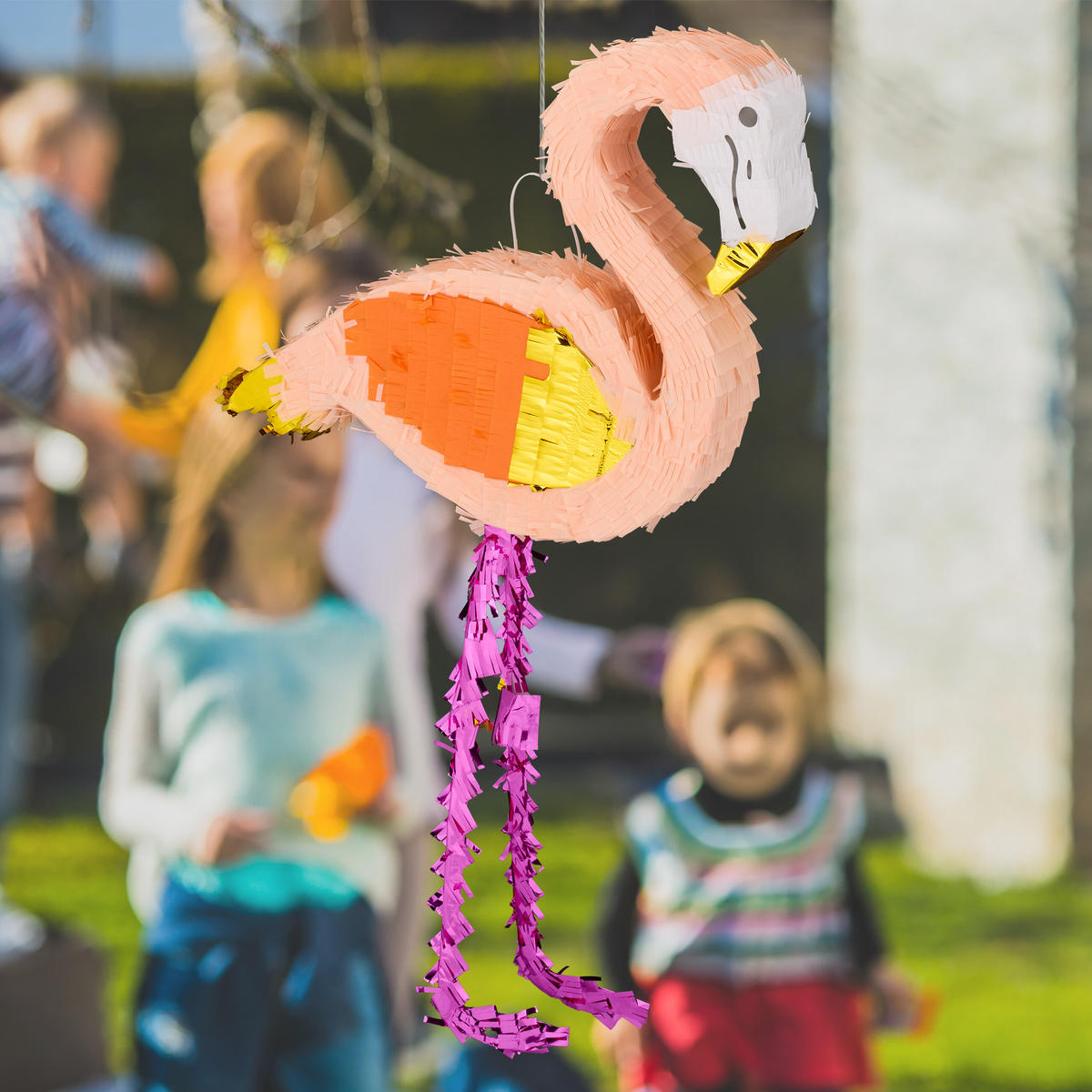 PINATA - Multicolor, Papier/Wellpappe (44/81/8cm) - Relaxdays