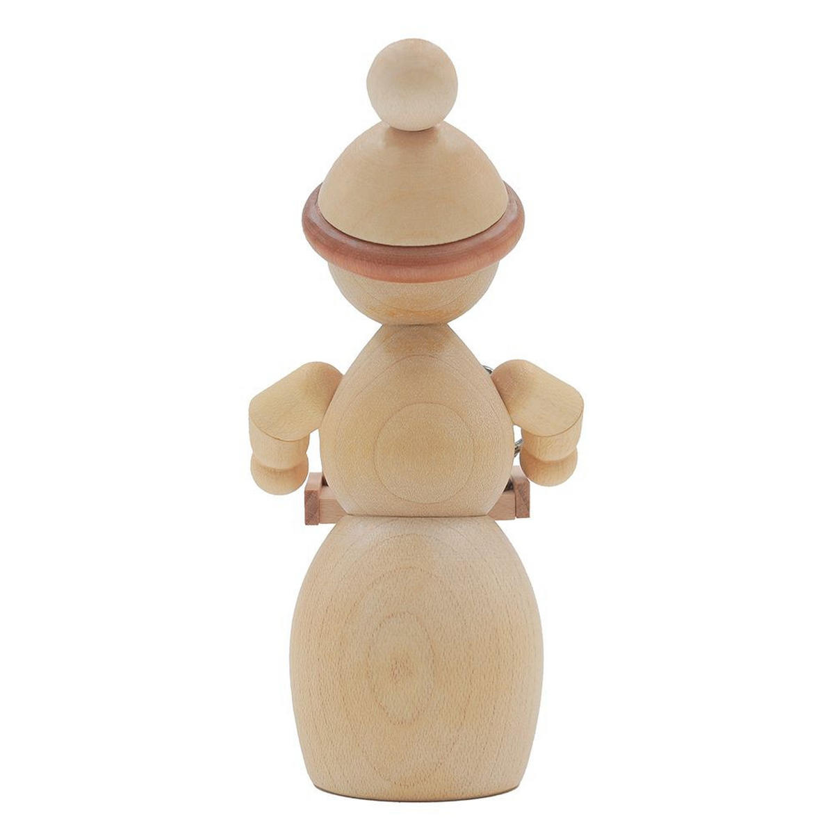 HOLZFIGUR Schneefrau Wirtin mit Bierkrug 9 cm - Multicolor, Holz (5/1/0.1cm)