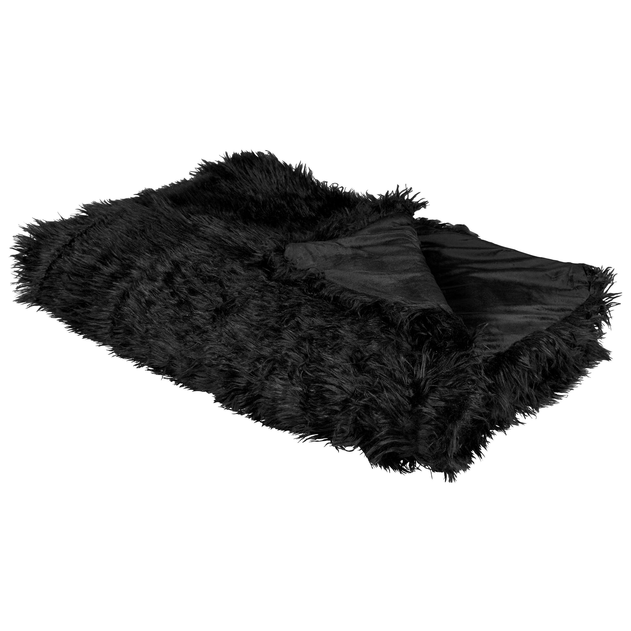 TAGESDECKE Schwarz 150 x 200 cm Delice - Schwarz, Keramik (150/200cm) - Beliani
