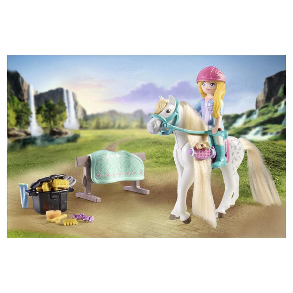 SPIELSET Isabella - Blau, Kunststoff (8/28/39cm) - Playmobil