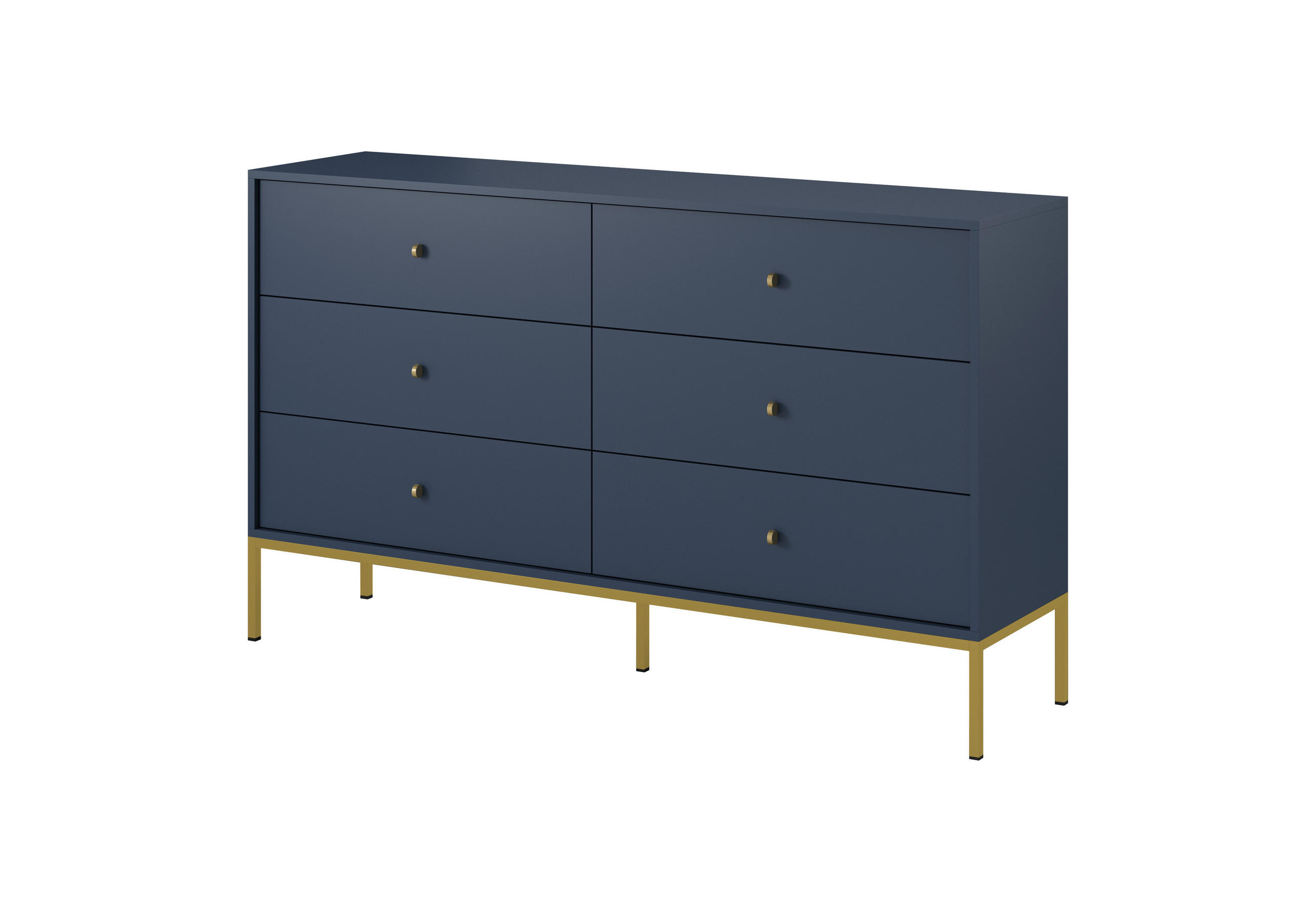 3XE Living Kommode, Blau 154x83x39 cm