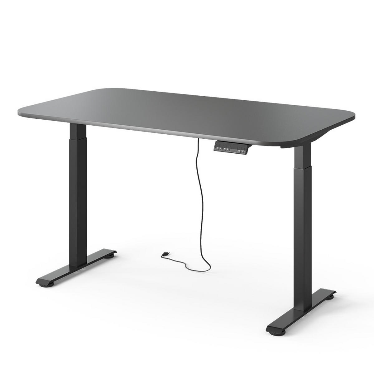 PSACÍ STŮL Elevate Černá/Antracitová - černá/antracitová, kompozitní dřevo (80/140/120cm) - Vicco