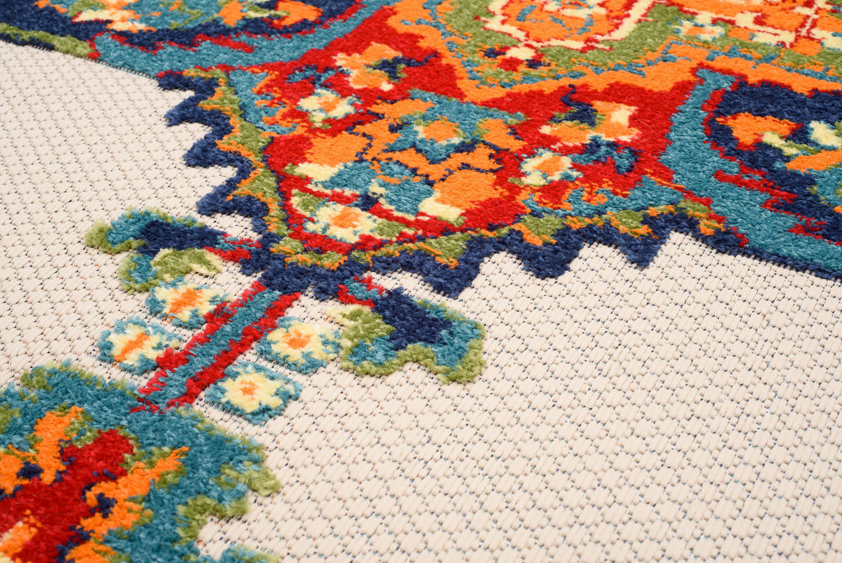 TEPPICH PATIO Creme 80/150 cm - Creme, Kunststoff (80/150cm) - Tapiso