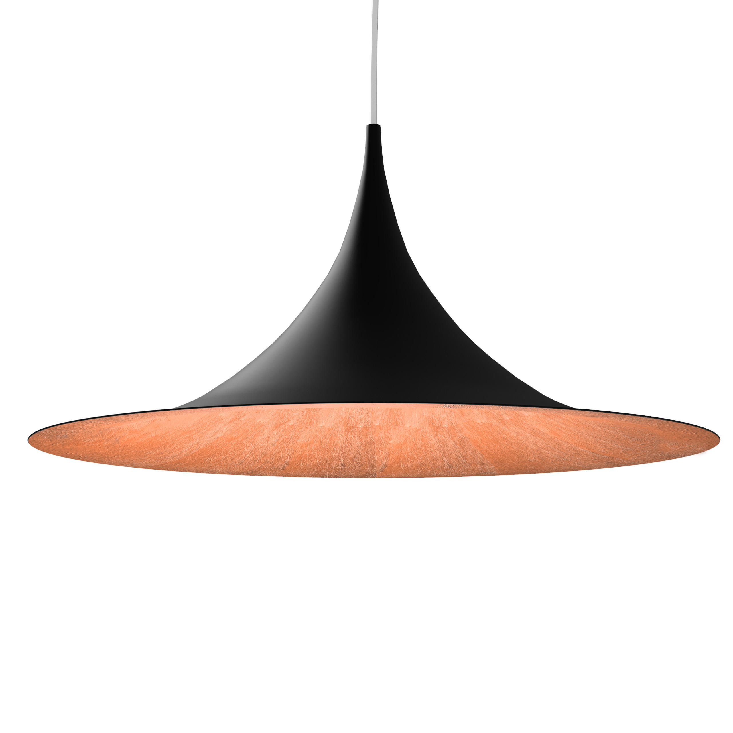 HÄNGELEUCHTE Louie - Kupferfarben, Metall (33/33/16cm) - Lumicom