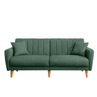 EINZELSOFA aqua Grün - Grün, Textil (85/85/205cm) - Habitat Garten