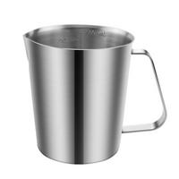MESSBECHER Edelstahl 500 ml - Silberfarben, Metall (0.5L)