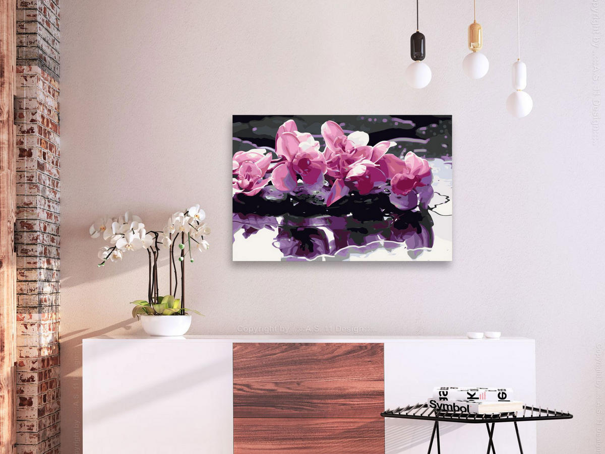 MALEN NACH ZAHLEN 50/40 cm - Multicolor, Textil (1.4/40cm) - KUNSTLOFT