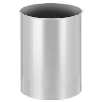 PAPIERKORB Stillvoll Metall 30 Liter 47x33,5 cm Silber - Silberfarben, Metall (33.5/47/33.5cm) - PROREGAL