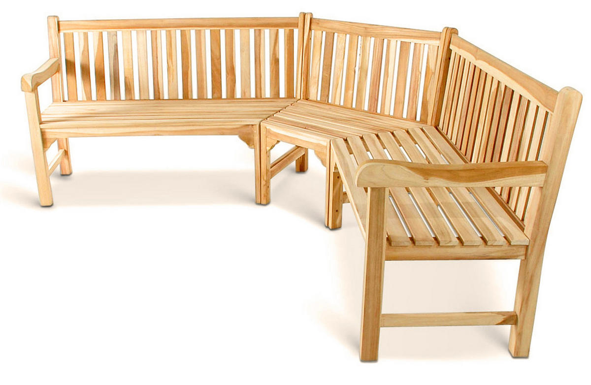 GARTENMÖBELSET 4TLG. MADERA ARUBA - Beige, Holz - SAM