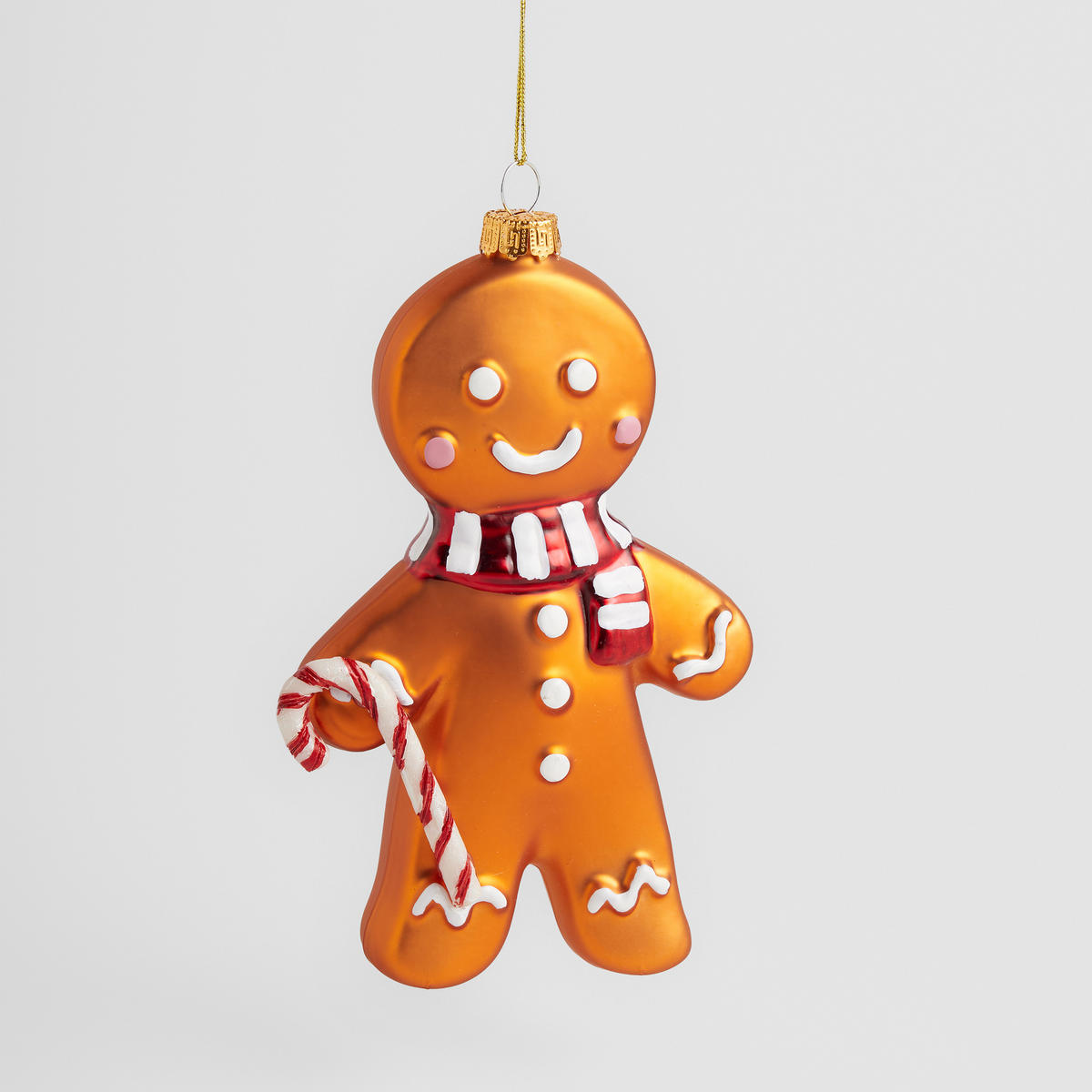 GLASKUGEL Kuki, Braun, 17 x 3 x 10 cm, Dekorative Weihnachtsdeko - Braun, Glas (3/17/10cm) - home&you