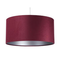 HÄNGELEUCHTE Lila 40/20 cm - Silberfarben/Lila, Kunststoff (40/0.6/20cm) - ONZENO