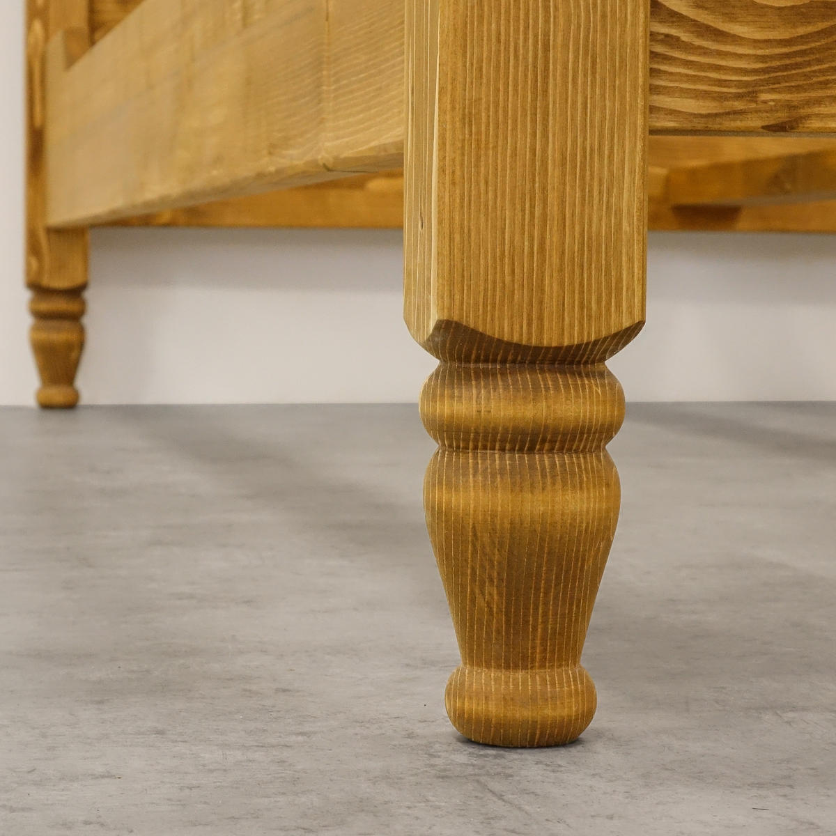 BETT aus Massivholz CHARLOTTE - Hellbraun, Holz (140/200cm) - Seart