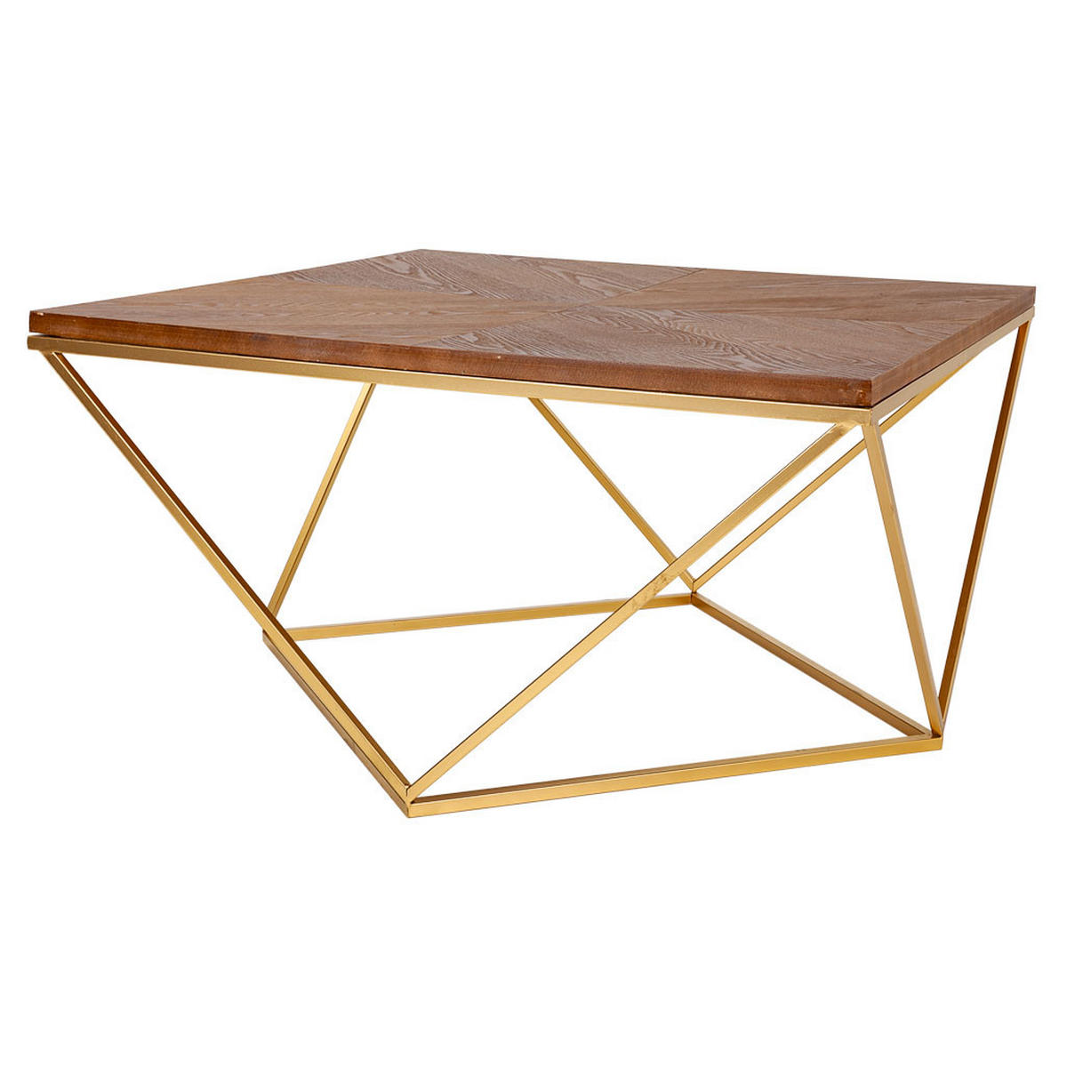 COUCHTISCH , 5er-Set - Goldfarben, Metall (200/200/50cm) - Wanderlust
