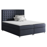 BOXBETT Asti - Blaugrau, Holz (200/200cm) - MIRJAN24