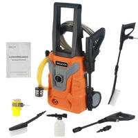 HOCHDRUCKREINIGER 2200W Orange, 2 Räder, Hochdruck-Luftpistole - Orange, Kunststoff (36/82/27cm) - Kaket
