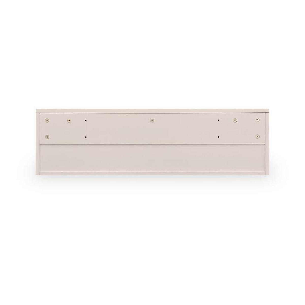 WANDKONSOLE 90 cm beige mit Halterungen - LEYA - Beige, Holz/Holzwerkstoff (90/27/35cm) - Sicaan