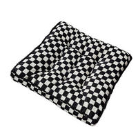GARTENHOCKERAUFLAGE 42/42/9 cm - Silberfarben, Textil (42/9/42cm) - Authentics