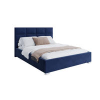 POLSTERBETT APOLLO - Dunkelblau, Holzwerkstoff (180/200cm) - FDM