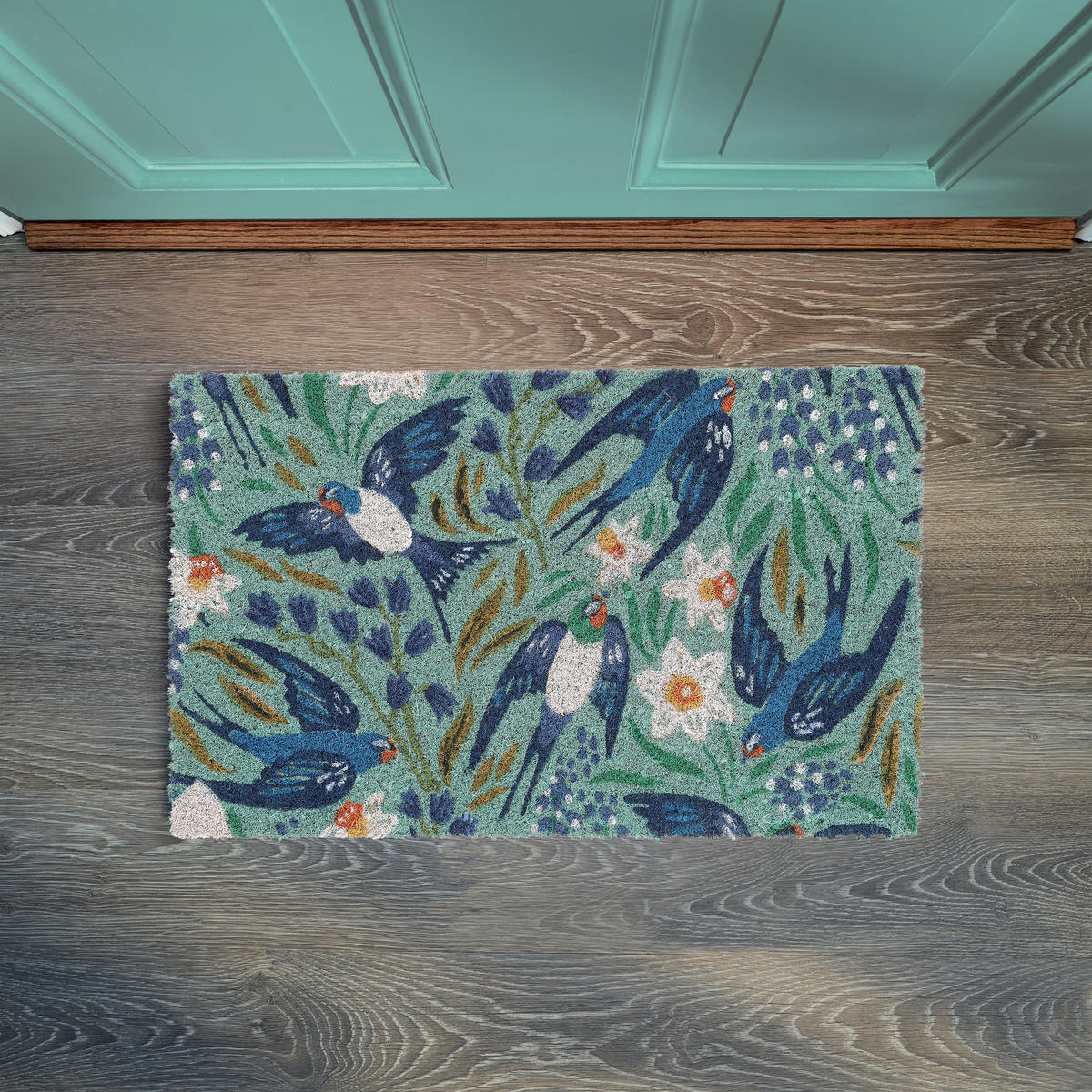 FUSSMATTE - Multicolor, Kunststoff/Textil (60/40cm) - Relaxdays