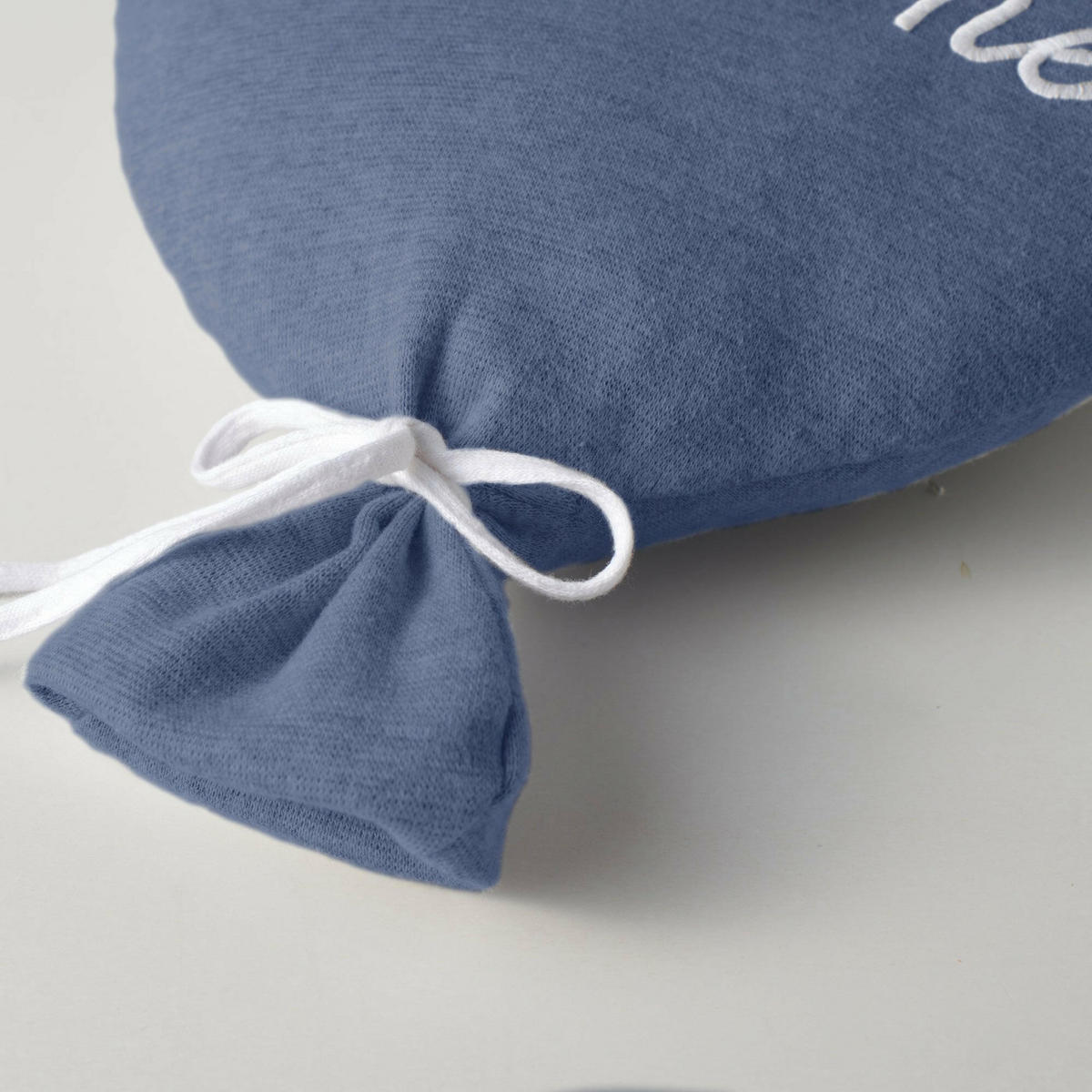 BALLON-KISSEN "Welcome Little One" Blau - Blau, Textil (30/25cm) - nordic coast company