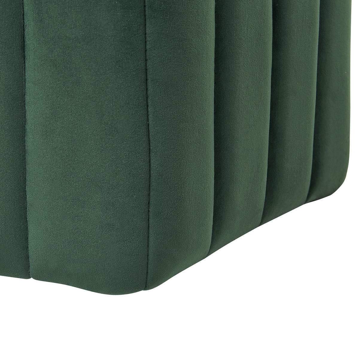 POUF Murietta 53/53/29 cm - Grün, Textil (53/29/53cm) - Beliani