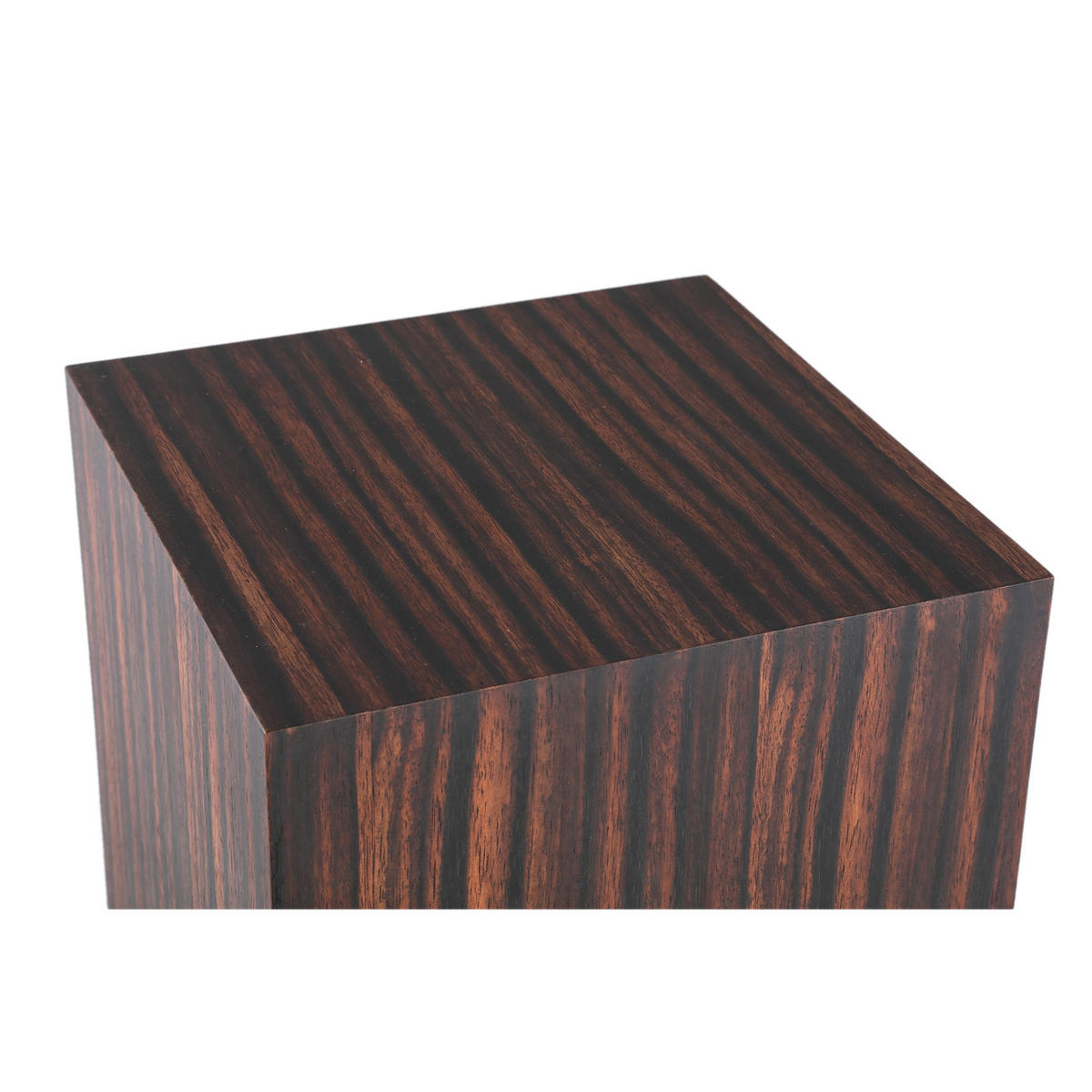 BLUMENSÄULE Tiess Braun 35/35/85cm 2er-Set - Braun, Holz (35/35/85cm) - PTMD Collection